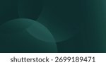 A dark green background with smooth, overlapping circles. The background is green with a gradient texture, creating a modern, abstract style. Minimal abstract circles vector gradient background