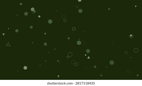 Dark green background with sparse scattered white star-like dots