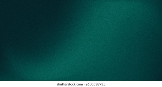 Fondo granulado azul verde oscuro, telón de fondo negro, textura del ruido