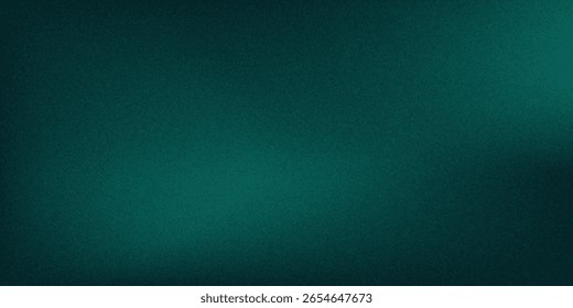 Fondo granulado azul verde oscuro, telón de fondo negro, textura del ruido
