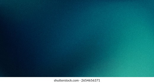 Fondo granulado azul verde oscuro, telón de fondo negro, textura del ruido