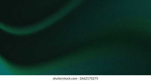 Fondo granulado azul verde oscuro, telón de fondo negro, textura del ruido