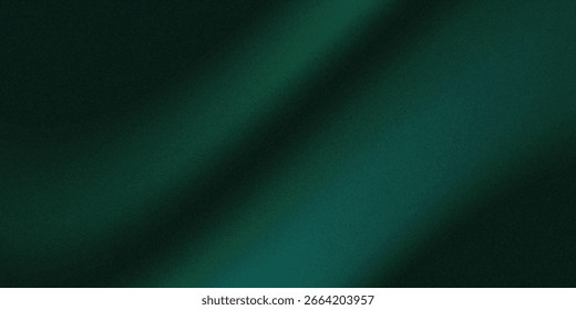 Fondo granulado azul verde oscuro, telón de fondo negro, textura del ruido