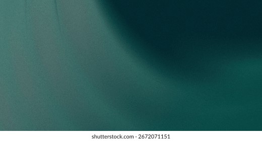 Dark green blue grainy gradient background, black backdrop, noise texture