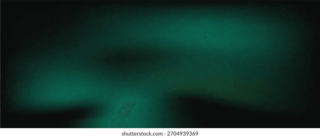Fondo granulado azul verde oscuro, telón de fondo negro, textura del ruido

