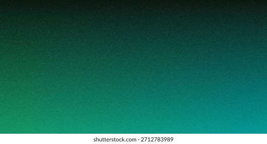 Fondo granulado azul verde oscuro, telón de fondo negro, textura del ruido