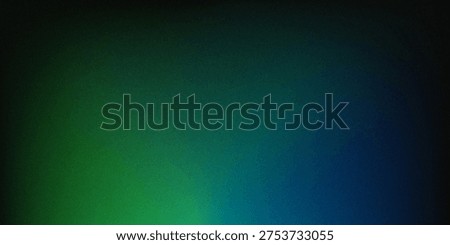 Dark green blue grainy gradient background