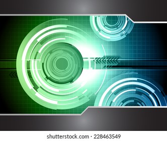 Dark green Blue Light Abstract Technology background for computer graphic website internet. 