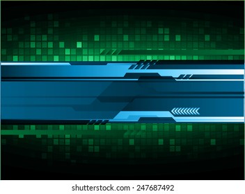 Dark green blue Light Abstract Technology background for computer graphic website internet. circuit.