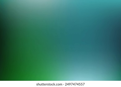 Dark Green and Blue Mesh Gradient Background With Space for Text