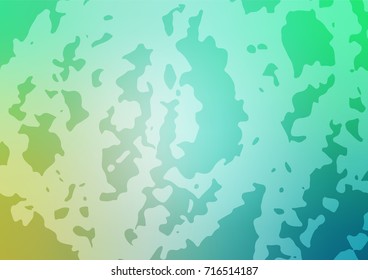 Dark green, blue vector doodle bright background. Creative illustration in blurred style with doodles made by child. The template can be used as a background for cell phones.