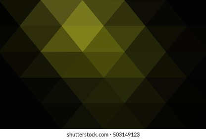 Dark green blurry triangle template. A sample with polygonal shapes. A completely new template for your business design.