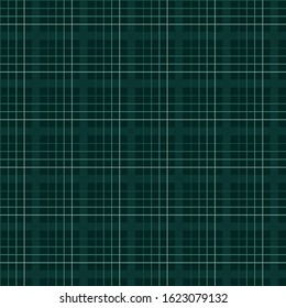 Dark green checkered pattern seamless vector
