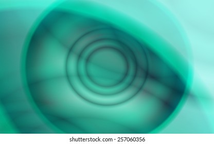 Dark Green Circle Abstract Background Vector Illustration