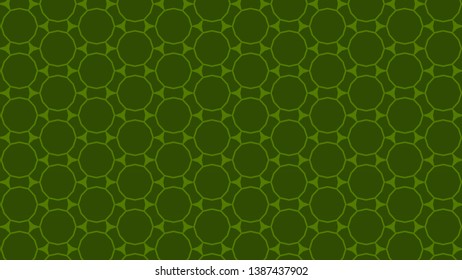 Dark Green Circle Pattern Background Image