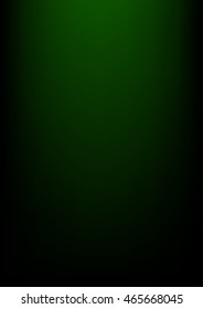Dark green clear empty studio light vector backgrounds for product presentation, a4 format
