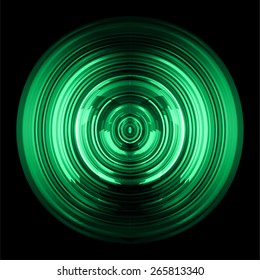 Dark green color circle Light Abstract Technology background for computer graphic website internet and business.