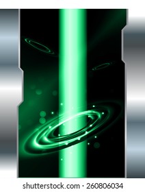 Dark green color Light Abstract Technology background for computer graphic website internet. space, universe, cosmos, stars. silver