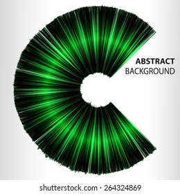Dark green color Light Abstract Technology background for computer graphic website internet and business. text box. banner. card. label. Brochure. white  background.