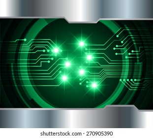 dark green color Light Abstract Technology background for computer graphic website internet and business. circuit. vector illustration. silver