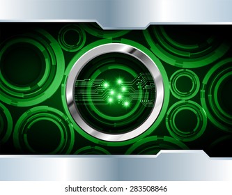 dark green color Light Abstract Technology background for computer graphic website internet and business. circuit. vector illustration. abstract digital . silver. infographics.