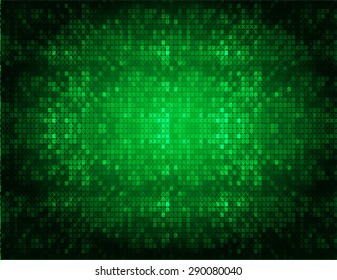 Dark green color Light Abstract pixels Technology background for computer graphic website internet. circuit board. text box, star