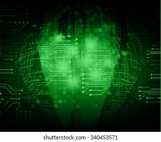 dark green color Light Abstract Technology background for computer graphic website internet and business.