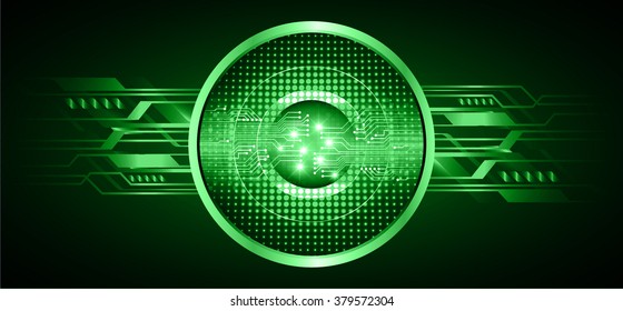 dark green color Light Abstract Technology background for computer graphic website internet and business. circuit. illustration. digital. infographics. binary code background. eye scan virus. spark