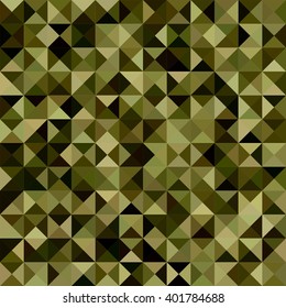 Dark green color triangle mosaic vector background design