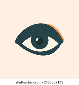 Dark Green Colourful Isolated Flat Picture. Perfect for different cards, textile, web sites, apps 