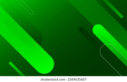 Dark green conference design template background. Eps10 vector