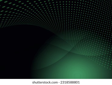 fondo de tecnología digital verde oscuro