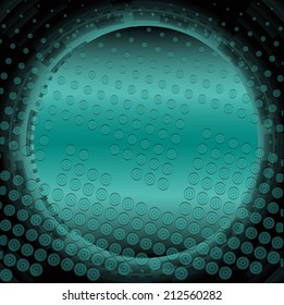 Dark green dotted abstract background