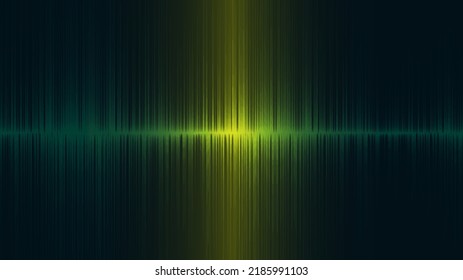 Dark Green Equalizer Sound Wave Background,technology and earthquake wave diagram concept,design for music studio and science,Vector Illustration.