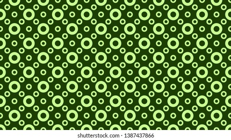 Dark Green Geometric Circle Background Pattern Vector Art