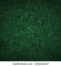 dark green geometric design. abstract  hexagonal background 