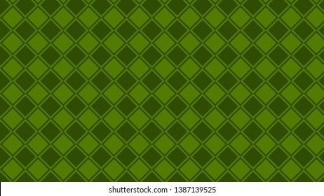 Dark Green Geometric Square Background Pattern Vector Image