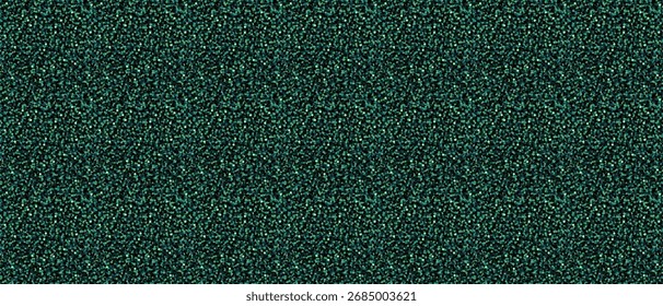 Fondo transparente de brillo verde oscuro con puntos de confeti brillantes. Textura brillante para envolver papel, o diseño de Navidad. Arrastre hasta el panel Muestras para utilizarlas