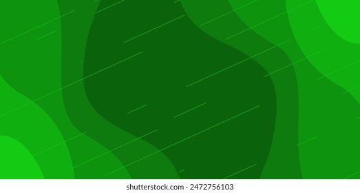dark green gradation dynamic wave shape background for design element banner, poster, header, web design, cover	
