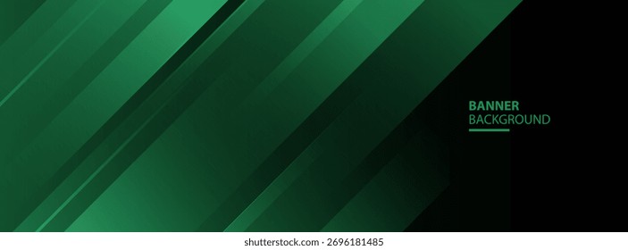 Fondo abstracto de gradaciones verde oscuro colorido. diseño simple. Vector