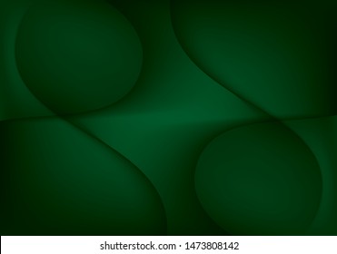 dark green gradient abstract background and wallpaper, Vector EPS