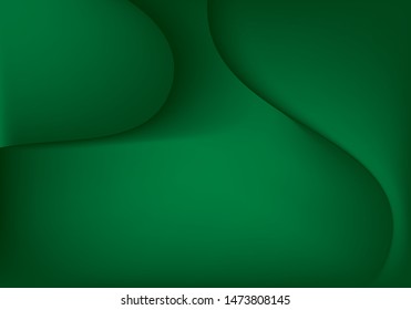 dark green gradient abstract background and wallpaper, Vector EPS