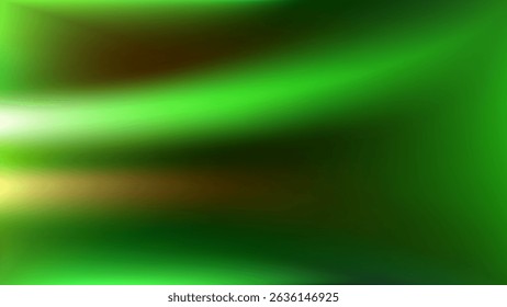 Dark green gradient background. Forest green nature bg. Organic eco wave texture. Vector illustration. EPS 10.