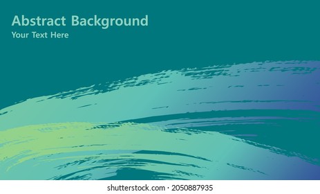 dark green gradient color abstract background with blotchy lines