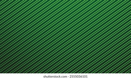 Dark green gradient with stripes line abstract background for backdrop or presentation