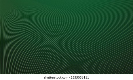 Dark green gradient with stripes line abstract background for backdrop or presentation