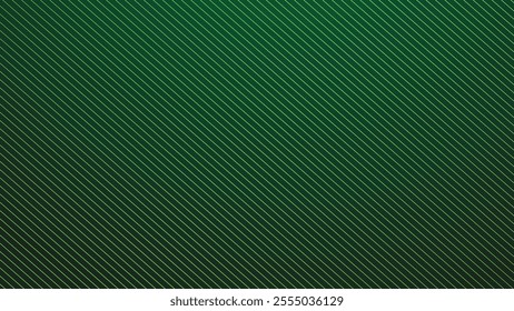 Dark green gradient with stripes line abstract background for backdrop or presentation