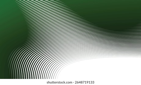 Dark green gradient with stripes line seamless pattern background for modern fabric web and graphic design