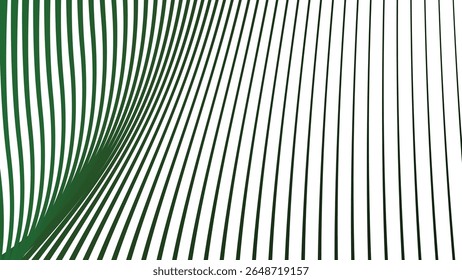 Gradiente verde escuro com listras linha sem costura plano de fundo padrão para web tecido moderno e design gráfico