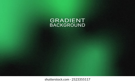 Dark green grainy gradient background, black backdrop. Design for Template, Social Media, Trendy, Modern, Brochure, Banner